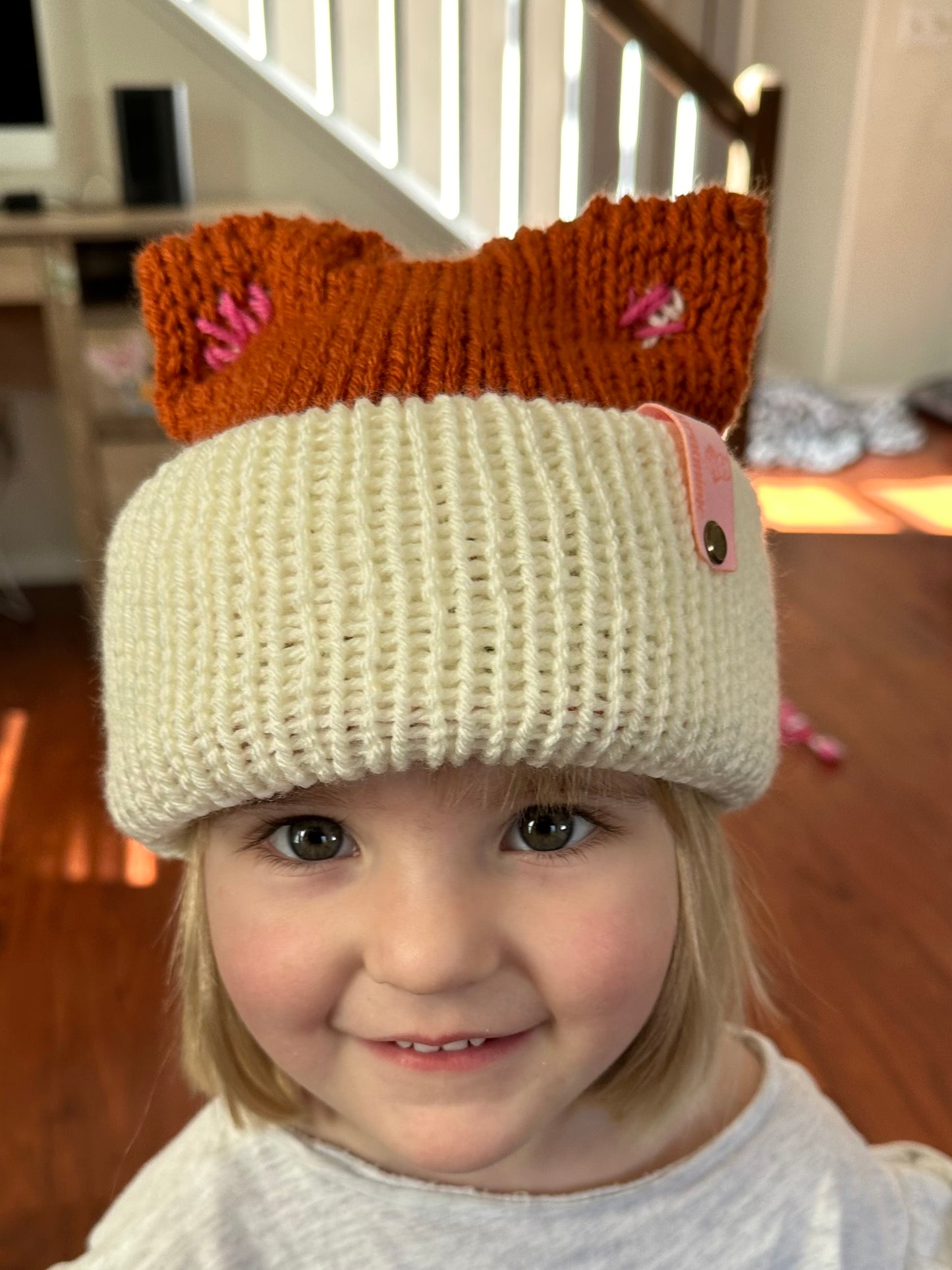 Knit Child Fox Hat