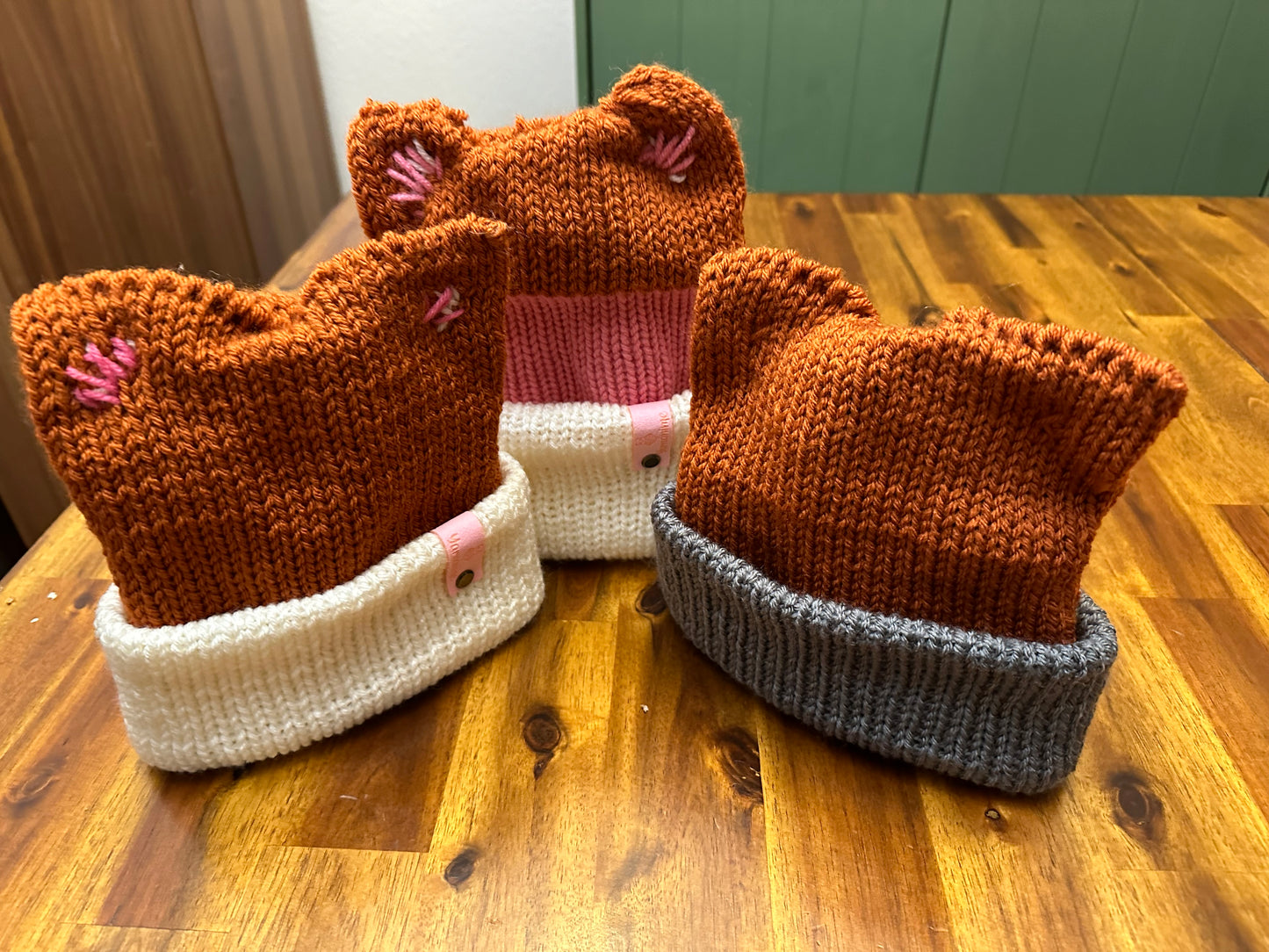 Knit Child Fox Hat